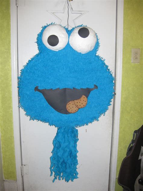 Cookie Monster Pinata Sesame Street Party