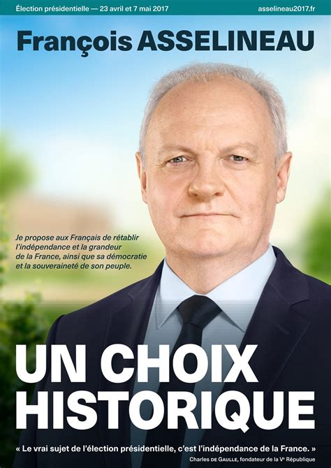 Profession De Foi De Fran Ois Asselineau Au Premier Tour De L Lection