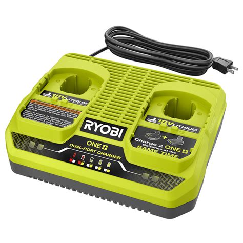 Ryobi 18v 18 Volt Dual Chemistry Lithium Ion Nicad One Battery Charger P117 New Ph