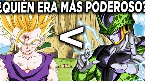 La épica batalla Gohan SSJ2 vs Cell Perfecto quién es más fuerte