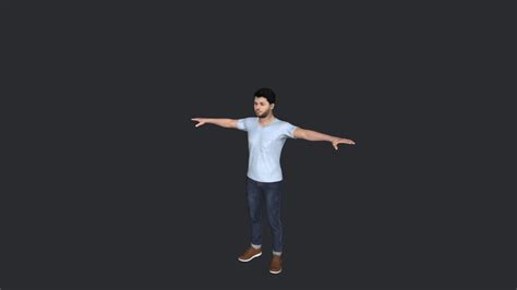 D Model Adin Ross Hyper Realistic Full Body Fully Rigged D Character