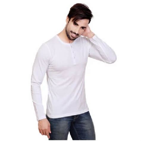 Large And Extra Large Pyramid Full Sleeve Henley Neck T Shirt At Rs 260