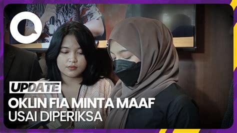 Permintaan Maaf Oklin Fia Usai Buat Konten Jilat Es Krim