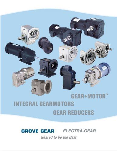 Grove Gear Ironman E Series Brochure Leeson Electric Catálogo Pdf