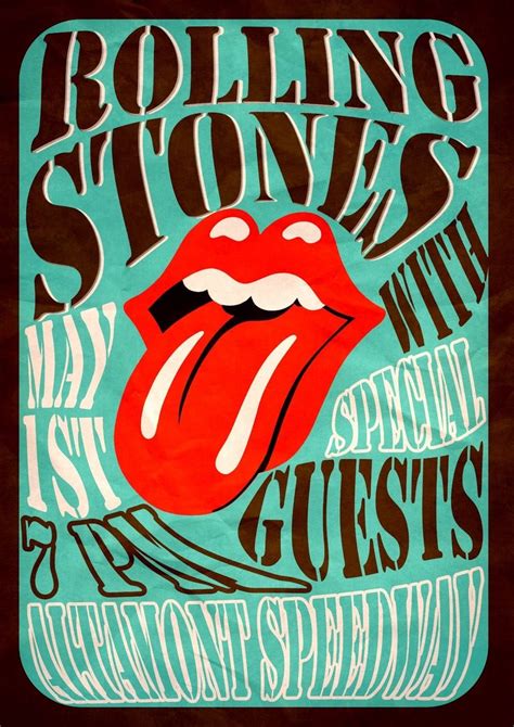 Fifty Years Of Rolling Stones Tour Posters Flashbak Retro Poster Rolling Stones Poster