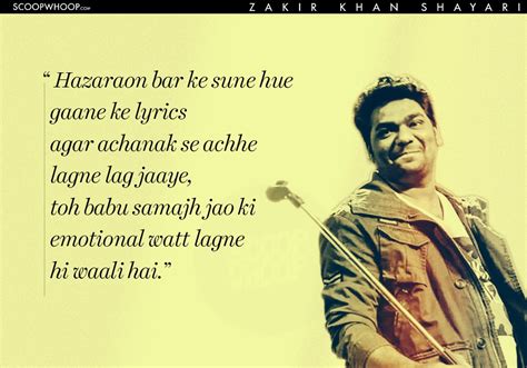 We All Know Zakir Khan, The Comedian. Now Meet Zakir Khan, The Shayar!