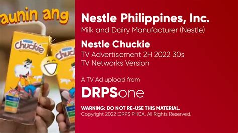 Nestle Chuckie Tv Ad 2h 2022 30s Philippines Tv Networks Version Youtube