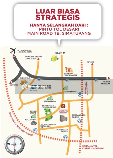 Apartemen Cinere Resort Jalan Raya Gandul Gandul Cinere Kota Depok