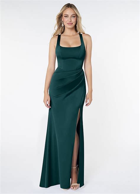 Azazie Mero Pine Bridesmaid Dresses Azazie CA