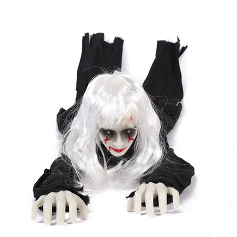 Halloween Skeleton Groundbreaker Decoration Scary Animatronic Halloween ...