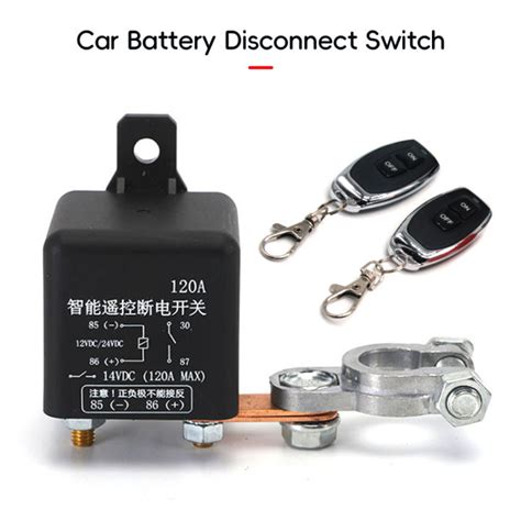 Bc 12v24v 120a 200a 250a Car Battery Switch Wireless Relay Integrated Remote Control Disconnect