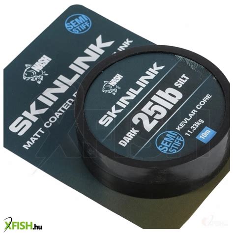 Nash Skinlink Semi Stiff 25Lb Weed Bevonatos Előkezsinór