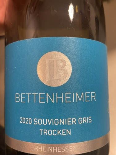 Bettenheimer Souvignier Gris Trocken Vivino Australia