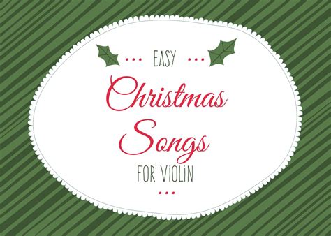 Easy Violin Christmas Songs with TAB-No Note Reading! — Meadowlark ...