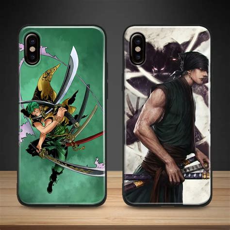 Aliexpress Buy One Piece Roronoa Zoro Anime Coque TPU Soft