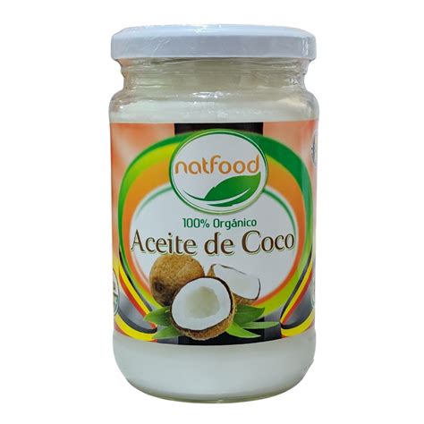 Ripley ACEITE DE COCO 100 ORGANICO NATFOOD 370 ML