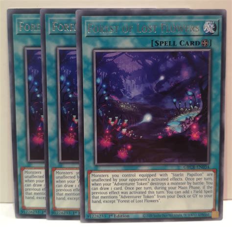 Yu Gi Oh Forest Of Lost Flowers Playset Grcr En034 Unified Cards