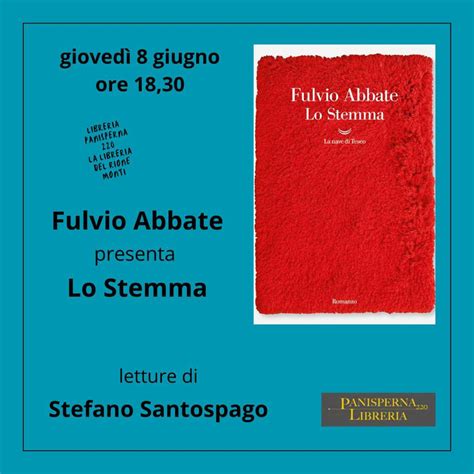 Fulvio Abbate On Twitter Vi Aspetto Alla Presentazione Romana De Lo