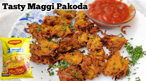 Crispy Maggi Pakoda Recipe Breakfast Snack Maggi