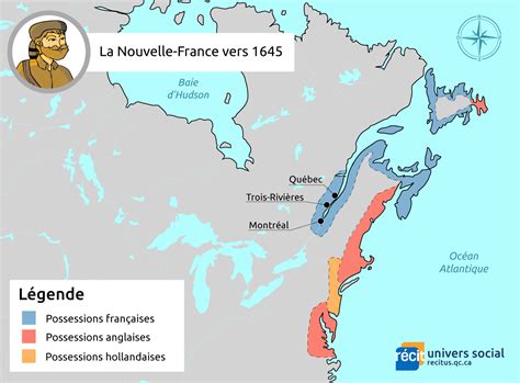 Sociétés et Territoires - Lire l'organisation - La Nouvelle-France - La ...