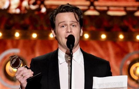 Jonathan Groff Gets Emotional Winning His First Tony