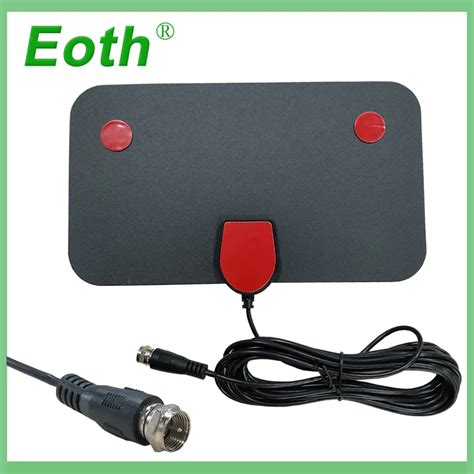 digital Indoor TV Antenna DTV Antena HDTV Antennas Free TV Fox Aerial DVB T DVB T2 Surf HD ...