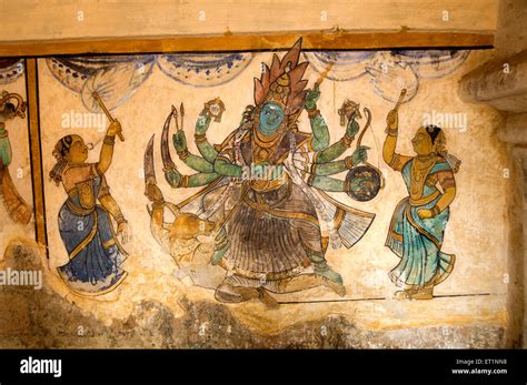 Wall painting in brihadeshwara temple ; Thanjavur ; Tamil Nadu ; India Stock Photo - Alamy