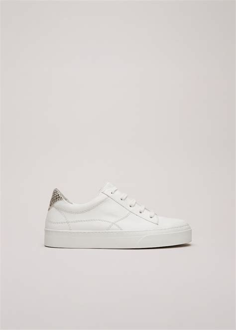White Leather Trainers Phase Eight Uk