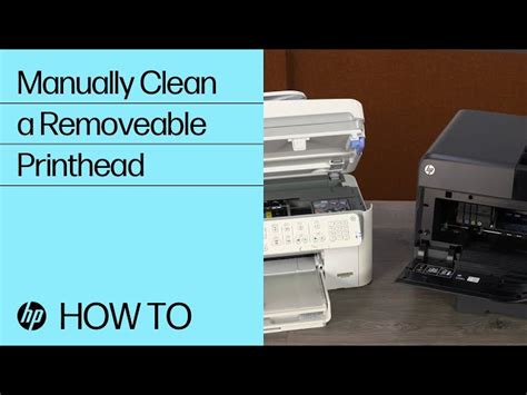 Manually Clean A Removeable Printhead Hp Printers Hp