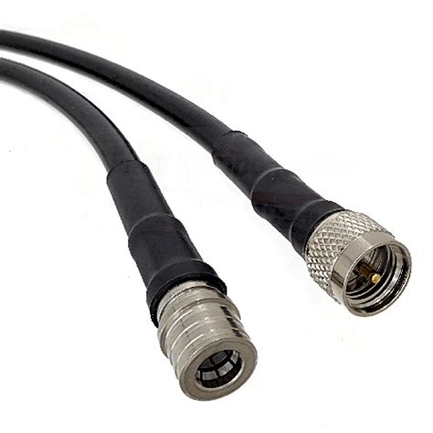 Qma Male On Lmr Uf Ultraflex To Mini Uhf Male Cable Assembly