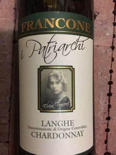 2021 Francone I Patriarchi Langhe Chardonnay Vivino US