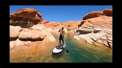 Paddleboarding And Hiking Beautiful Sand Hollow State Park Youtube