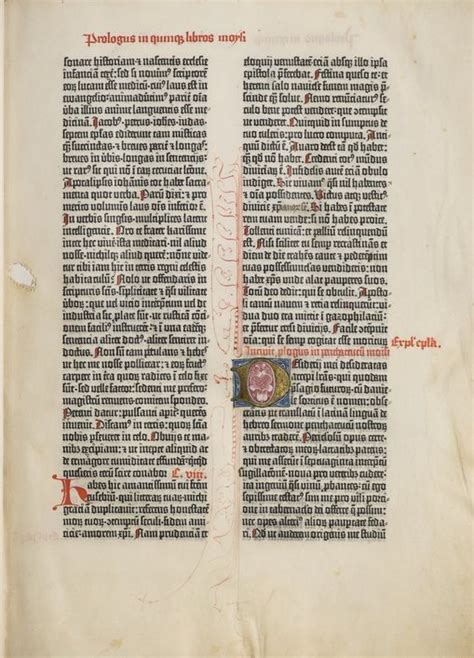 La Bible De Gutenberg Num Ris E Pour Tous