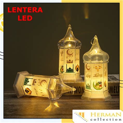 Jual Hc Lampu Lentera Led Akrilik Transparant Bentuk Kubah Lebaran