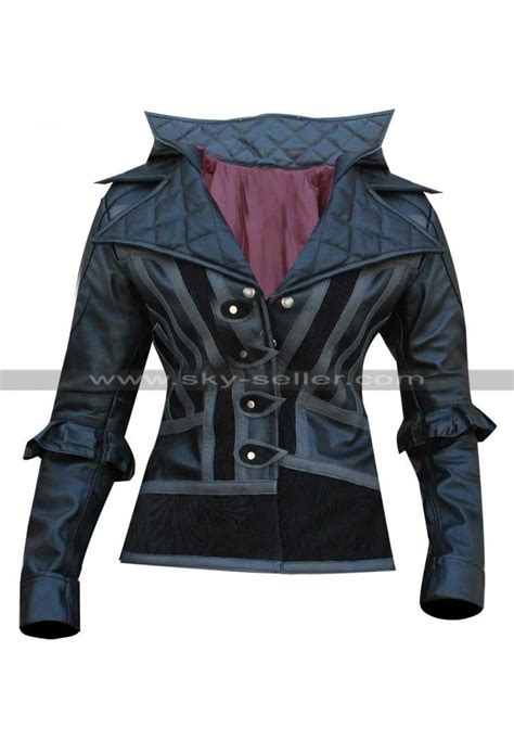 Assassins Creed Syndicate Evie Frye Leather Costume Leather Jacket Assassins Creed Syndicate