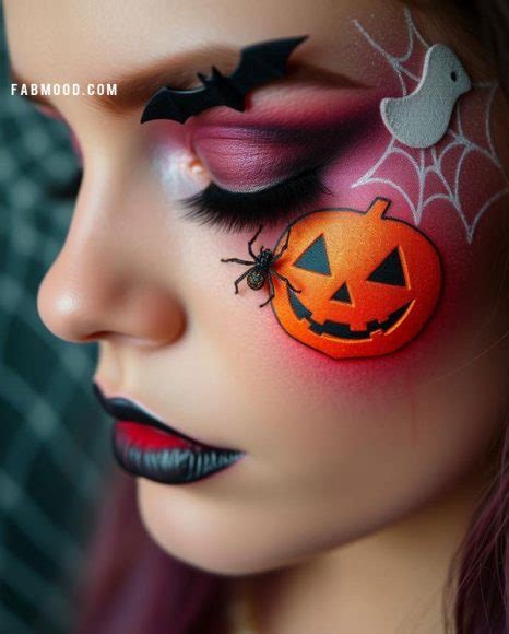 Halloween Makeup Looks Pumpkin Patch Glam Spider