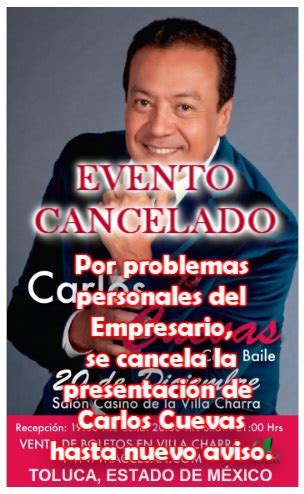 Cena Baile Con Carlos Cuevas Carlos Cuevas Sitio Oficial M Xico