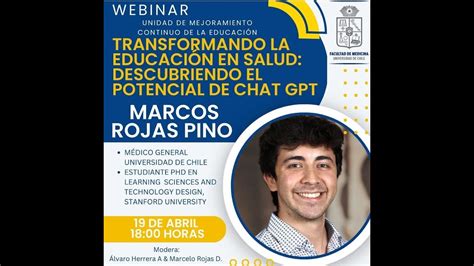 Webinar Transformando La Educaci N En Salud Descubriendo El