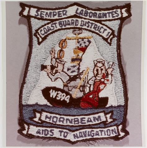 Nh 88137 Kn Insignia U S Coast Guard Cutter Hornbeam Wlb 394