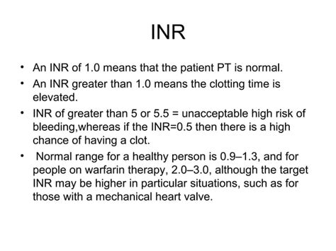 Prothrombin Time Ppt