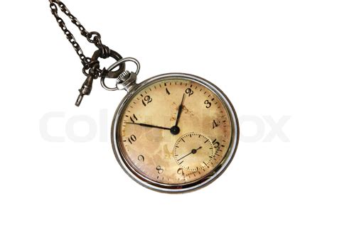 Antique Clock Chain Stock Image Colourbox