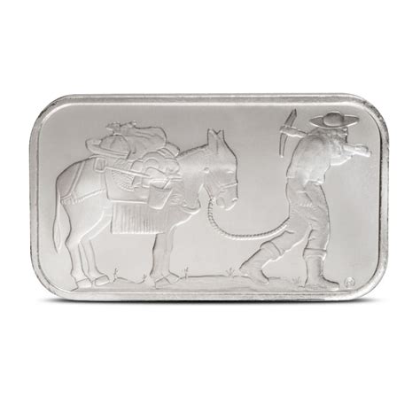 Buy Oz Silvertowne Retro Prospector Silver Bar New Bullionmax