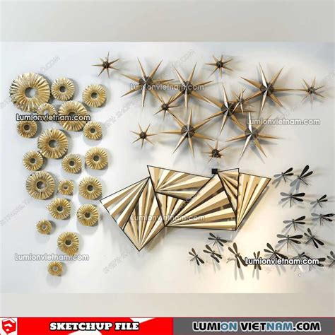 Wall Decor 3d Model Sketchup At Wilfred Mccarty Blog