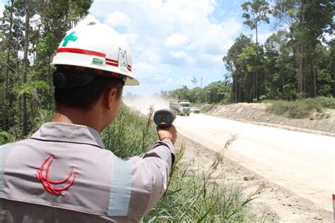 Hse Lhl Pengecekan Kecepatan Kendaraan Tambang Di Jalan Hauling Bi