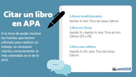 C Mo Citar Un Libro En Apa Correctamente Con Ejemplos