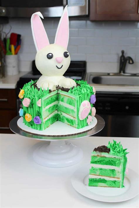 Easter Bunny Cake: Detailed Recipe & Tutorial - Chelsweets