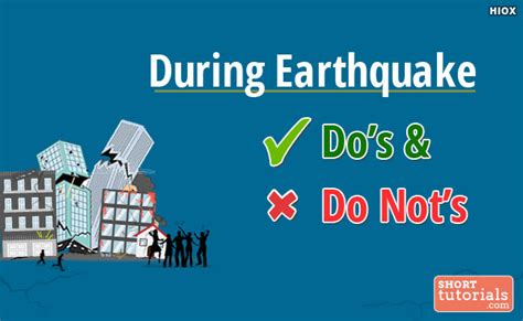 Earthquake Safety Tips