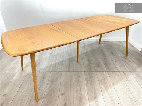 Ercol 510 Vintage Gold Label Grand Windsor Elm Extending Dining Table Etsy Uk