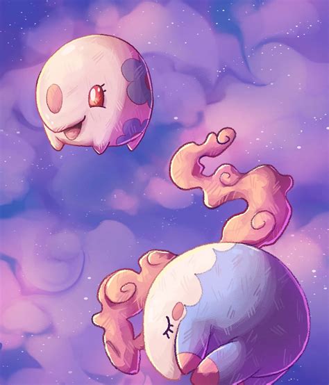 Download Musharna And Munna Floating Wallpaper | Wallpapers.com
