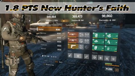 The Division Pts Hunter S Faith Classified With Heel And Devil